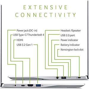 2022 Acer Swift 3 Thin & Light Business Laptop 14" FHD IPS Display, Intel Core Evo i7-1165G7 Up to 4.7Ghz, 8GB RAM 512GB SSD, Intel Iris Xe Graphics, Fingerprint Reader, Backlit Keyboard, Win10