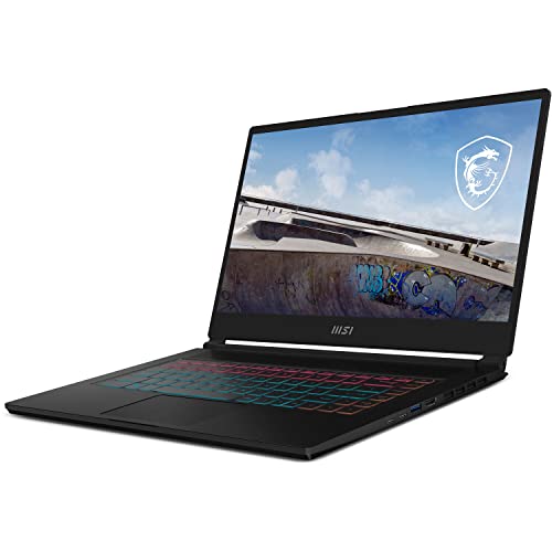 2022 MSI Stealth 15M B12UE-040 (i7-1260P, 64GB RAM, 1TB NVMe SSD, RTX 3060 6GB, 15.6" FHD 144Hz, Windows 11 Pro) Gaming Laptop