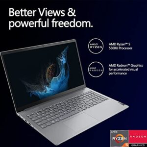 Lenovo ThinkBook 15.6" Laptop, 15.6" FHD Anti-Glare Display, AMD Ryzen 5 5500U Processor (6 Cores, 4.0GHz), Ethernet Port, Backlit Keyboard, Fingerprint Reader, Windows 11 Pro (20GB RAM | 1TB SSD)