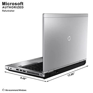 HP Elitebook 8470p Laptop - Core i5 3320m 2.6ghz - 8GB DDR3 - 128GB SSD - DVDRW - Windows 10 64bit - (Renewed)