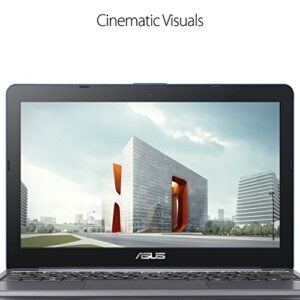 ASUS VivoBook L203MA Ultra-Thin Laptop, 11.6in HD, Intel Celeron N4000 Processor (up to 2.6 GHz), 4GB RAM, 64GB eMMC, USB-C, Windows 10 in S Mode, L203MA-DS04 (Renewed)
