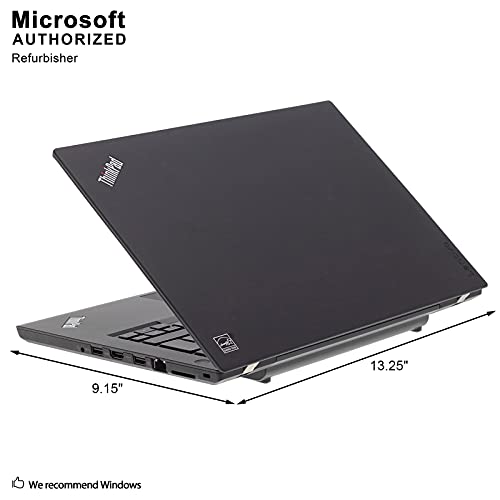 Lenovo ThinkPad T470 14.0 Inch Business Laptop, Intel Core i5-6300U up to 3.0 GHz, 16G DDR4, 1T SSD, HDMI, Thunderbolt 3, USB 3.0, Windows 10 Pro 64 Bit-Supports English/Spanish/French (Renewed)