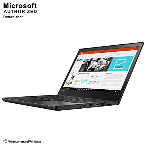 Lenovo ThinkPad T470 14.0 Inch Business Laptop, Intel Core i5-6300U up to 3.0 GHz, 16G DDR4, 1T SSD, HDMI, Thunderbolt 3, USB 3.0, Windows 10 Pro 64 Bit-Supports English/Spanish/French (Renewed)