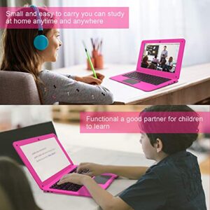 HBESTORE 10.1Inch Portable Laptop Mini Computer Ultra Thin Notebook with Apollo Lake N3350 ,6GB RAM and 64GB Storage with Windows10 OS (Pink).