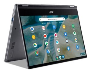 acer chromebook enterprise spin 514 convertible laptop | amd ryzen 5 3500c | 14″ full hd ips touch display | 8gb ddr4 | 128gb ssd | microsd | wi-fi 5 | backlit keyboard | chrome os | cp514-1wh-r1h8