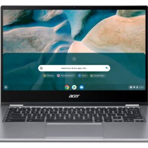 Acer Chromebook Enterprise Spin 514 Convertible Laptop | AMD Ryzen 5 3500C | 14" Full HD IPS Touch Display | 8GB DDR4 | 128GB SSD | microSD | Wi-Fi 5 | Backlit Keyboard | Chrome OS | CP514-1WH-R1H8