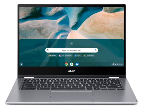 Acer Chromebook Enterprise Spin 514 Convertible Laptop | AMD Ryzen 5 3500C | 14" Full HD IPS Touch Display | 8GB DDR4 | 128GB SSD | microSD | Wi-Fi 5 | Backlit Keyboard | Chrome OS | CP514-1WH-R1H8