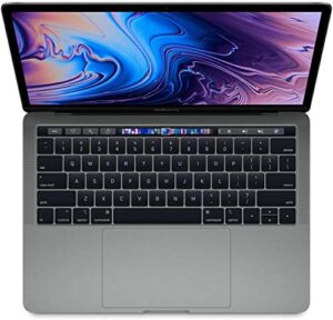 mid 2018 apple macbook pro touch bar with 2.7ghz intel core i7 (13.3 inch, 16gb ram, 512gb ssd) space gray (renewed)