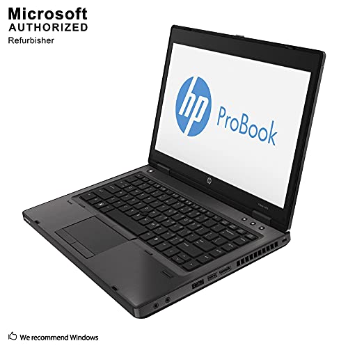 HP ProBook 6470B 14in HD Notebook High Performance Business Laptop Computer, Intel i5-3210M up to 3.1GHz, 8GB RAM, 128GB SSD, DVD, WiFi, Windows 10 Pro 64 Bit (Renewed)