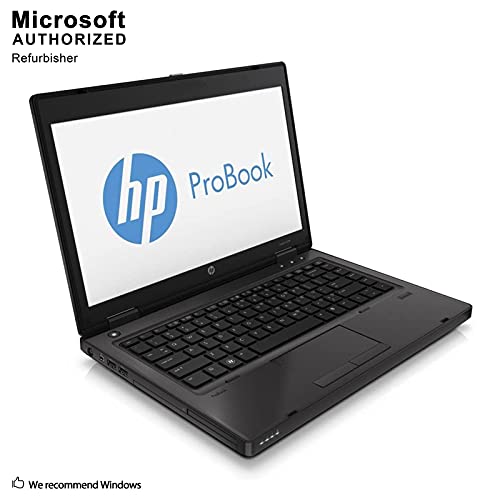 HP ProBook 6470B 14in HD Notebook High Performance Business Laptop Computer, Intel i5-3210M up to 3.1GHz, 8GB RAM, 128GB SSD, DVD, WiFi, Windows 10 Pro 64 Bit (Renewed)