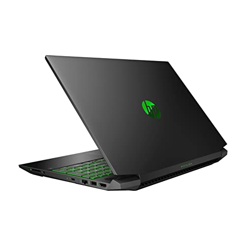 HP 2022 Pavilion Gaming 15.6" FHD IPS Laptop, AMD Ryzen 5-5600H (Beats i7-9750H), 32GB RAM, 1TB HDD+1TB SSD, Backlit Keyboard, GeForce GTX 1650, Win 11, Acid Green, 32GB SnowBell USB Card