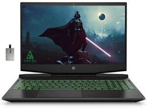 hp 2022 pavilion gaming 15.6″ fhd ips laptop, amd ryzen 5-5600h (beats i7-9750h), 32gb ram, 1tb hdd+1tb ssd, backlit keyboard, geforce gtx 1650, win 11, acid green, 32gb snowbell usb card