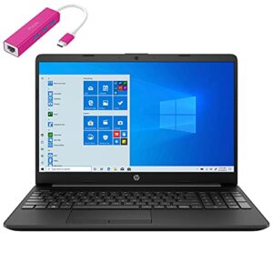 HP 2022 15.6" FHD Notebook Laptop Computer, Intel Celeron N4020 Processor, 16GB DDR4 RAM, 256GB SSD, 1-Year Office 365, Webcam, WiFi, RJ-45, Windows 10 Home in S Mode, Ipuzzl Type-C HUB