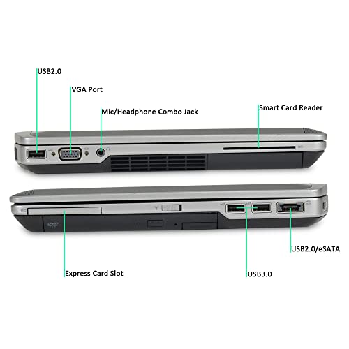 Dell Latitude E6430 Laptop | Intel Core i5 Processor | 16 GB RAM - 1 TB SSD | 14inch Display with Webcam | Wi-Fi | HDMI Port | Microsoft Office | Windows 10 Pro (Renewed), 14-14.99 inches