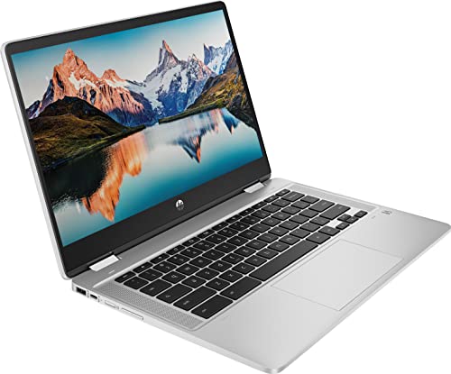 2022 HP Convertible 2-in-1 Chromebook Laptop, 14" HD IPS Touchscreen, Intel Celeron Processor up to 2.75GHz, 4GB Ram, 32GB SSD, Super-Fast 6th Gen WiFi, Chrome OS(Renewed) (Dale Silve)
