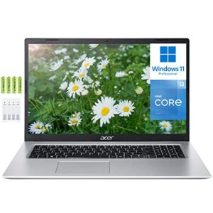 acer [windows 11 pro] aspire 3 17 17.3″ hd+ business laptop computer, 11th gen intel dual-core i3-1115g4, 36gb ram, 2tb pcie ssd, intel uhd graphics, wifi 5, bluetooth 5.0, webcam, hdmi, w/battery