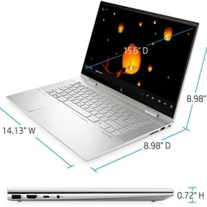 HP Envy x360 2-in-1 Laptop, 15.6" FHD Touchscreen, Intel Core i7-1195G7 Processor, 64GB RAM, 2TB SSD, Webcam, Backlit KB, FP Reader, SD Card Reader, Wi-Fi 6, Windows 11 Home, Stylus Pen Included