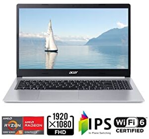 Acer 2022 Aspire 5 Slim Laptop, 15.6" Full HD Display, AMD Ryzen 5 5500U Hexa Core Processor, AMD Radeon Graphics, WiFi 6, Backlit Keyboard, Windows 11 Home (24GB RAM | 1TB SSD)