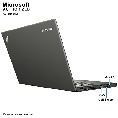 Lenovo ThinkPad X250 Intel i5-5300U 2.30GHz 8GB RAM 256GB SSD Win 10 Pro Webcam (Renewed)