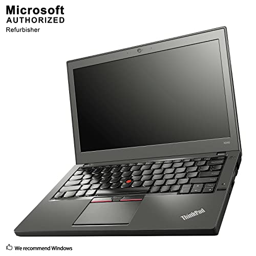 Lenovo ThinkPad X250 Intel i5-5300U 2.30GHz 8GB RAM 256GB SSD Win 10 Pro Webcam (Renewed)