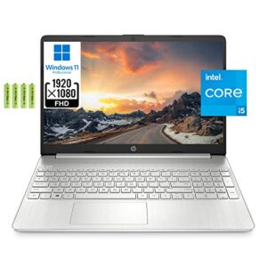 [windows 11 pro]hp 15 15.6″ fhd business laptop computer, quad core intel i5-1135g7 (beats i7-1065g7), 16gb ram, 512gb pcie ssd, numeric keypad, wi-fi 6, bluetooth 4.2, type-c, webcam, hdmi, w/battery