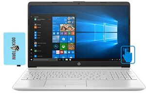 hp 15 business laptop 15.6″ hd touchscreen 11th gen (intel i5-1135g7 4-core, 16gb ram, 1tb pcie ssd, intel iris xe, (1366×768), wifi 5, bluetooth 4.2, hd webcam, sd card, win 10 pro) w/hub