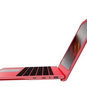 Gateway 15.6 FHD Ultra Slim Notebook in Red Intel Quad Core up to 3.1Ghz 4GB DDR4 128GB SSD Tuned by THX Audio HDMI Cortana Webcam Windows 11 (Renewed)