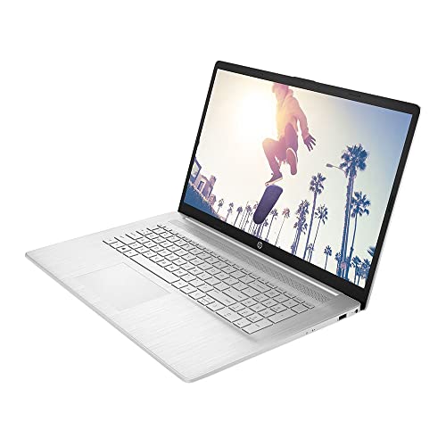 HP Premium 17.3-inch HD+ Touchscreen 256GB SSD 2.6GHz Ryzen 3 Laptop (8GB RAM, AMD Ryzen 3 3250U, Windows 10 Home) Natural Silver, 17-cp0056nr, 17-30.99 inches