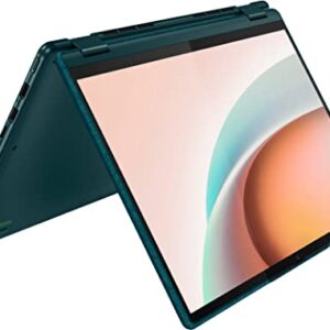 Lenovo Yoga 6 13 2-in-1 Laptop 13.3" WUXGA IPS Touchscreen (100% sRGB) AMD Hexa-Core Ryzen 5 5500U (Beats i7-10510U) 8GB RAM 256GB SSD Backlit Fingerprint HDMI USB-C Dolby Win11 Dark Teal + Pen