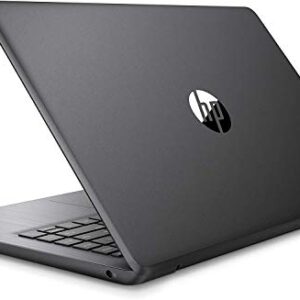 HP 2022 Stream 14" HD Thin and Light Laptop, Intel Celeron N4000 Processor, 4GB RAM, 64GB eMMC, HDMI, Webcam, WiFi, Bluetooth, 1 Year Office 365, Windows 10 S, Brilliant Black, W/ IFT Accessories