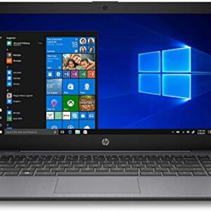 HP 2022 Stream 14" HD Thin and Light Laptop, Intel Celeron N4000 Processor, 4GB RAM, 64GB eMMC, HDMI, Webcam, WiFi, Bluetooth, 1 Year Office 365, Windows 10 S, Brilliant Black, W/ IFT Accessories