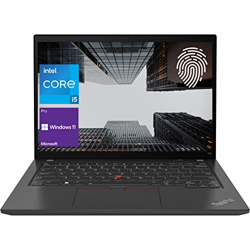 Lenovo ThinkPad T14 Gen 2 Business Laptop, 14" FHD Non-Touch Display, Intel Core i5-1135G7, 16GB RAM, 1TB PCIe SSD, Webcam, Fingerprint Reader, Backlit Keyboard, Wi-Fi 6, Windows 11 Pro, Black