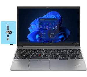 lenovo thinkpad e15 gen 3 15.6″ fhd + ips display laptop (ryzen 7 5825u 8-core, 16gb ram, 512gb pcie ssd, amd radeon, 15.6″ full hd (1920×1080), wifi 6, bt 5.2, webcam, usb 3.2, win 10p) with hub