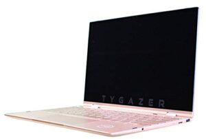 intel® core™ i7-8550u, 16gb ram and 512gb ssd, 13.3 inches tygazer thin touch screen laptop and backlit keyboard – rose gold