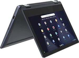 lenovo 2023 newest ideapad flex 3 cb 2-in-1 laptop, 11.6 inch hd touchscreen, mediatek mt8183 processor, integrated arm g72 mp3 graphics, 4gb ram, 64gb emmc, bundle with jawfoal