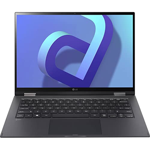 LG 2023 Gram 14 14" Touchscreen WUXGA 2-in-1 Laptop, 12th Gen Intel 12-Core i7-1260P, 8GB LPDDR5 RAM, 512GB PCIe SSD, WiFi 6, Bluetooth 5.1, Backlit Keyboard, Windows 11 Home, BROAG Extension Cable