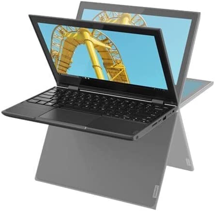 Lenovo 11.6" 2-in-1 Touchscreen Ultra Slim Laptop, Quad-Core N4120 up to 2.6GHz, 4GB RAM, 64GB SSD, WiFi, Bluetooth, Hugo Tech Mart Pen, Charcoal, Windows 11 Pro Edu