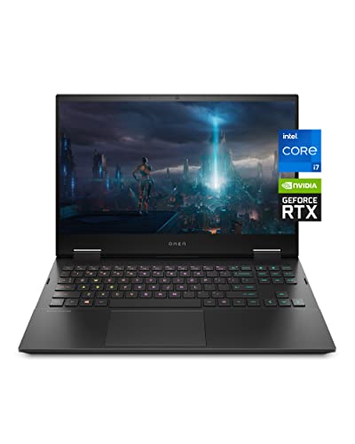 HP OMEN 15 Gaming Laptop, NVIDIA GeForce RTX 3060, 11th Generation Intel Core i7-11800H, 8 GB RAM, 512 GB SSD, 15.6” 144 Hz Full HD Display, Windows 10 Home, RGB Backlit Keyboard (15-ek1010nr, 2021)