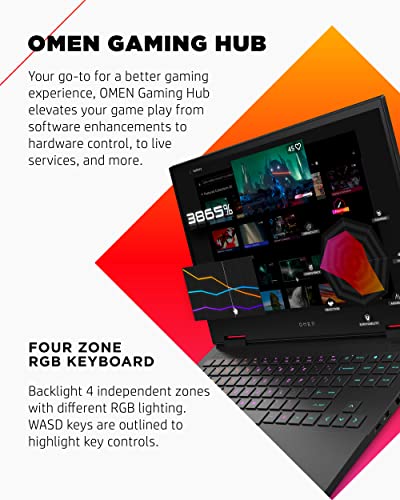 HP OMEN 15 Gaming Laptop, NVIDIA GeForce RTX 3060, 11th Generation Intel Core i7-11800H, 8 GB RAM, 512 GB SSD, 15.6” 144 Hz Full HD Display, Windows 10 Home, RGB Backlit Keyboard (15-ek1010nr, 2021)