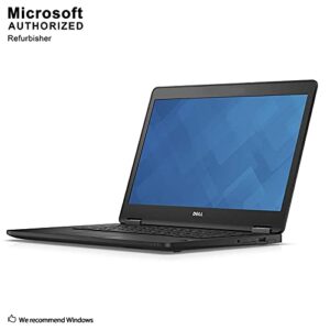 Dell Latitude 14 7000 Series E7470 Ultrabook, 14.0inch HD Anti-Glare LCD, Intel Core i7-6600U, 8 GB DDR4, 256 GB SSD, Windows 10 Pro (Renewed)