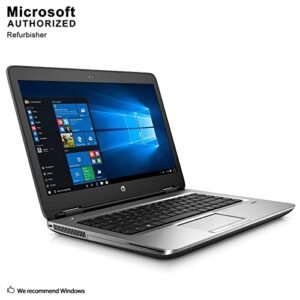 HP ProBook 640 G2 14 Inch Business Laptop, Intel Core i7-6600U up to 3.4GHz, 16G DDR4, 512G SSD, Webcam, USB 3.0, Type-C, WiFi, VGA, DP, Win 10 Pro 64 Bit (Renewed)