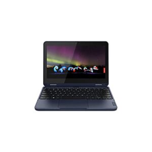 lenovo 500w gen 3 82j30001us 11.6″ touchscreen convertible 2 in 1 notebook, intel celeron n5100, windows 10 pro, 4gb ram, 64gb flash memory, abyss blue