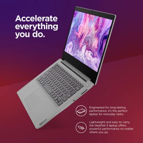 Lenovo 2023 Newest IdeaPad 3 14 Inch FHD Laptop, for Students and Business, Intel Core i3-1115G4(Up to 4.1GHz), 12GB DDR4 RAM, 512GB NVMe SSD, Webcam, HDMI, WiFi 6, Wi 11 S, W/GM Accessories