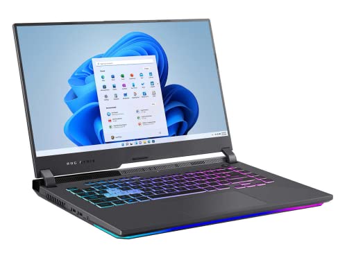 ASUS 2022 ROG Strix G15 15.6" FHD 144Hz Gaming Laptop, AMD Ryzen 7-4800H, 32GB RAM, 2TB PCIe SSD, RGB Backlit Keyboard, GeForce RTX 3060 6G, Wi-Fi 6, Win 11 Pro, Gray, 32GB Snowbell USB Card