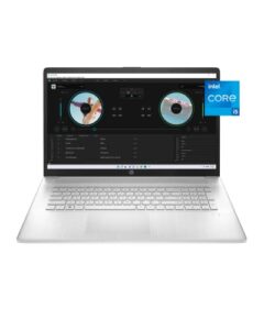 hp 17-inch laptop, 11th generation intel core i5-1135g7, intel iris xe graphics, 8 gb ram, 512 gb ssd, windows 11 home (17-cn0026nr,natural silver) (renewed)