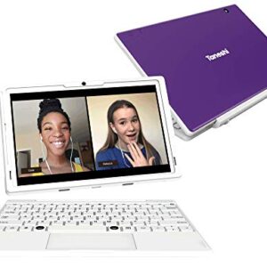 Tanoshi Scholar Kids Computer a Kids Laptop for Ages 6-12, 10.1" HD Touchscreen Display (Purple)