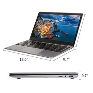 Habisder 2022 Laptops 14.1'' Laptop Computer, 8GB RAM 128GB SSD, Windows 10 Laptop, Celeron J3455 Processor, 1366x768 IPS Display, Ultra Slim Notebook PC, WiFi, BT4.0（Grey）