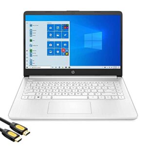 hp business laptop, 14″ fhd ips micro-edge display, amd ryzen 3 3250u (beat i3-10110u), 8gb ddr4 ram, 128gb ssd, webcam, usb-c, hdmi, wifi, sd card reader, sps hdmi cable, win 11