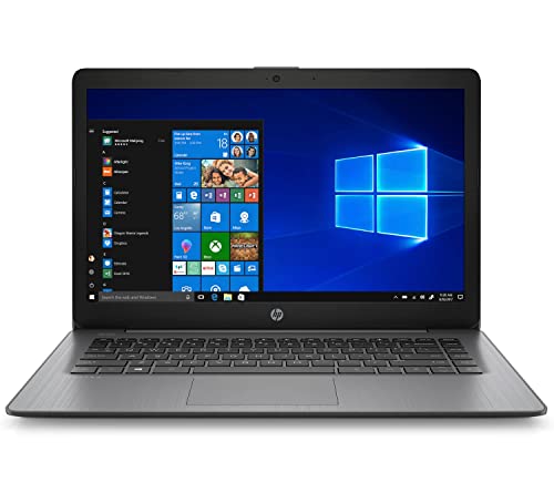 HP Stream Laptop 14-cb119ds 14" Intel Celeron N4020, Intel UHD Graphics, 4 GB DDR4 RAM, 64 GB eMMC Storage, Windows Home 11 in S Mode, Brilliant Black (Renewed)