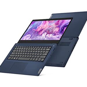 Lenovo IdeaPad 3 Laptop, 14.0" FHD Display, AMD Ryzen 5 5500U, 8GB RAM, 256GB Storage, AMD Radeon 7 Graphics, Windows 11 Home, Abyss Blue (Renewed)